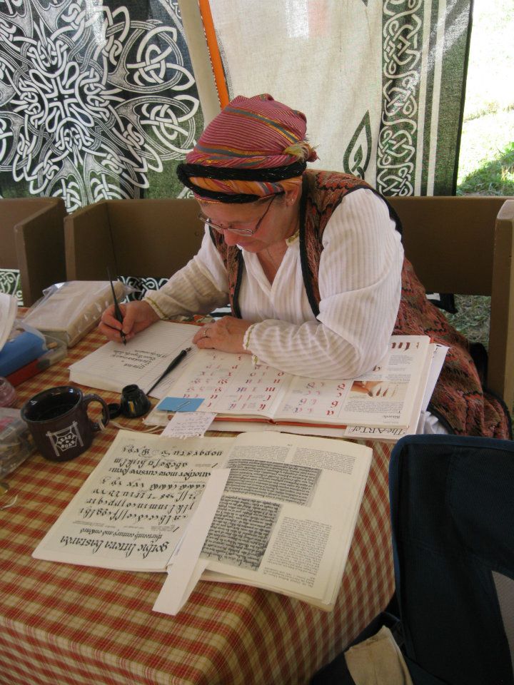 Working at Pennsic 2013