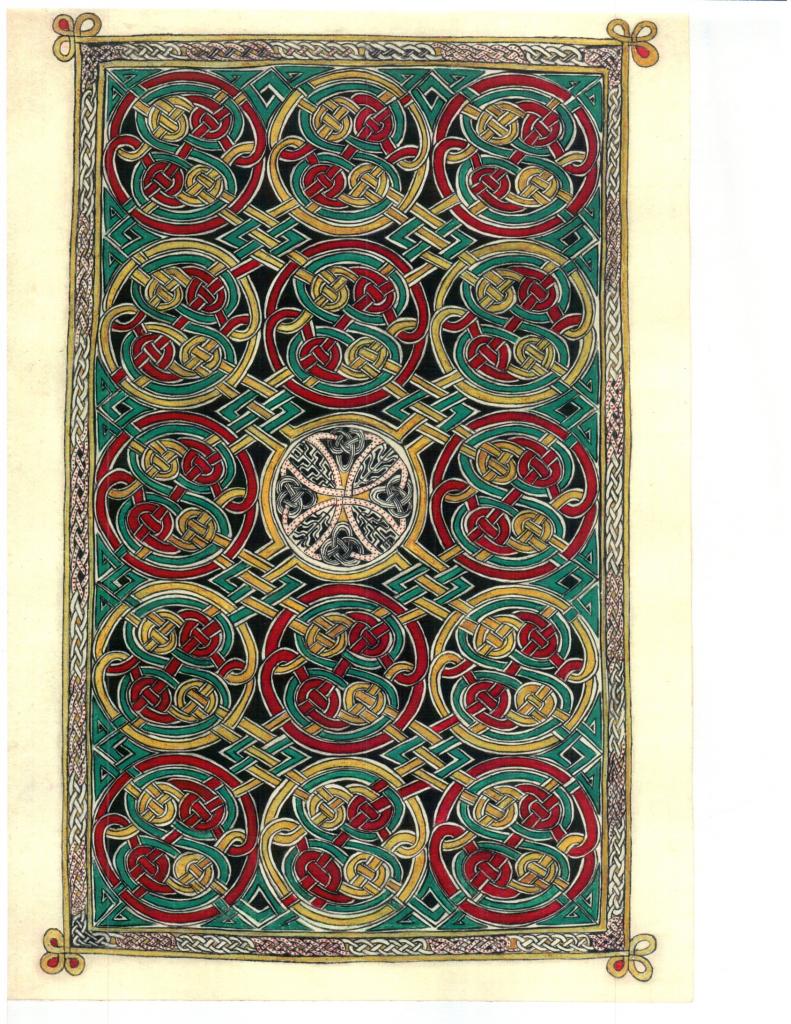 Ground pigment on vellum